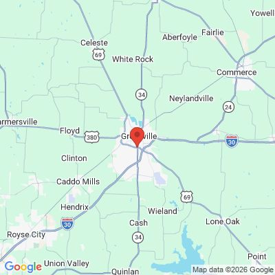 Map to  office in Greenville, TX