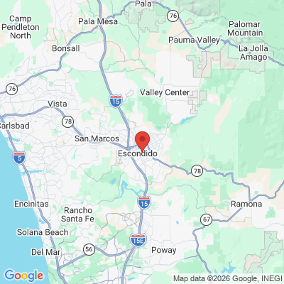Map to  office in Escondido, CA