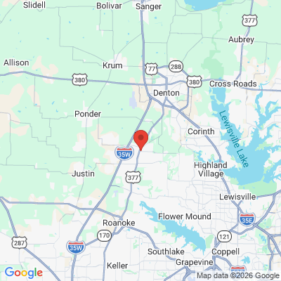 Map to  office in Argyle, TX