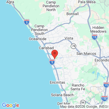 Map to Great Smiles Pediatric Dentistry & Orthodontics office in Carlsbad, CA