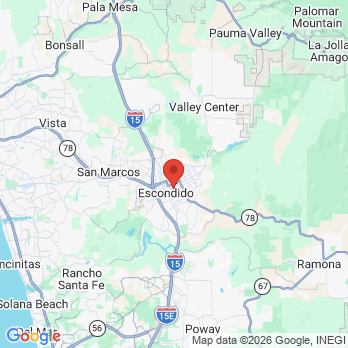 Map to Primary Office office in Escondido, CA