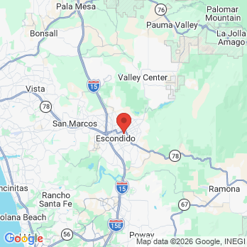 Map to Grand Ave Dental office in Escondido, CA