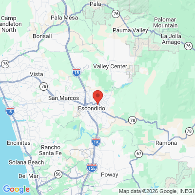 Map to  office in Escondido, CA