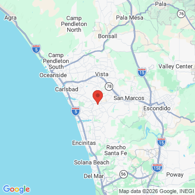 Map to  office in Carlsbad, CA