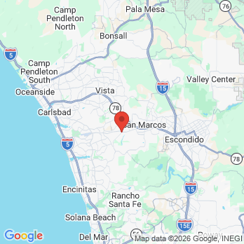 Map to SM Office office in San Marcos, CA