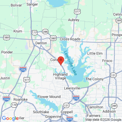 Map to  office in Corinth, TX