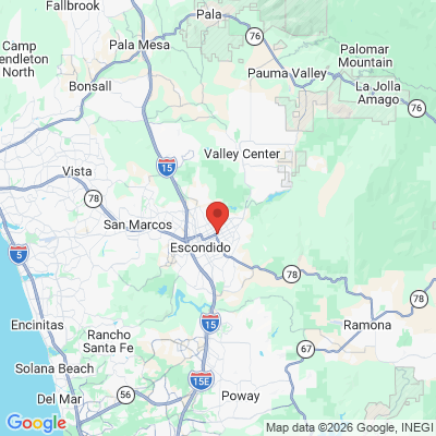 Map to  office in Escondido, CA