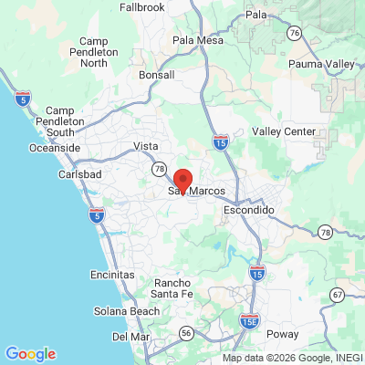 Map to Emergency Dentist San Marcos office in San Marcos, CA