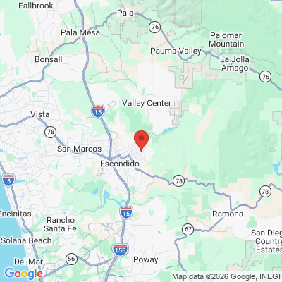 Map to  office in Escondido, CA