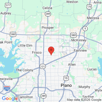 Map to Andrew T Chen DMD PLLC office in Frisco, TX