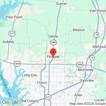Map to Primary Office office in Prosper, TX
