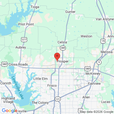 Map to  office in Prosper, TX