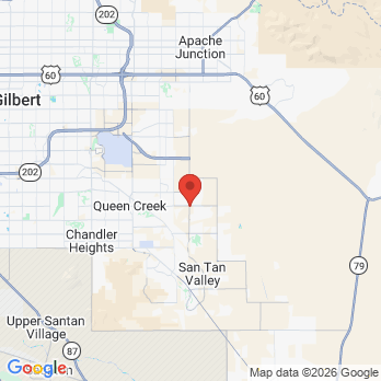 Map to Peterson Family Orthodontics office in San Tan Valley, AZ