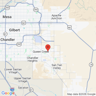 Map to  office in Queen Creek, AZ