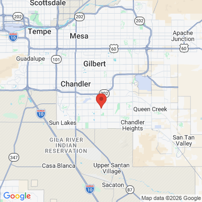 Map to  office in Gilbert, AZ