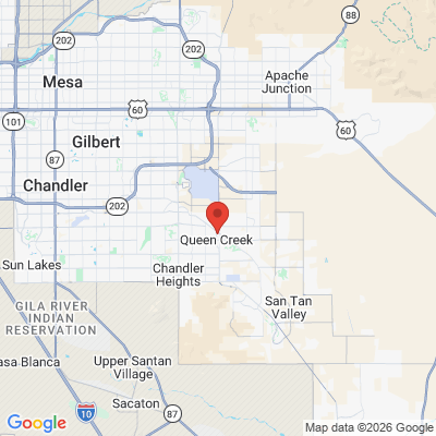 Map to It's YOUR Time Dental office in Queen Creek, AZ
