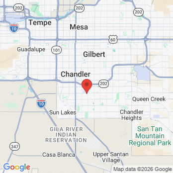 Map to Chandler Oral & Maxillofacial Surgery  office in Chandler, AZ