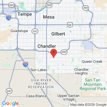 Map to Chandler Oral and Maxillofacial Surgery office in Chandler, AZ