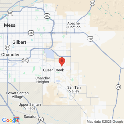 Map to  office in Queen Creek, AZ