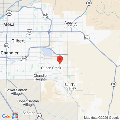 Map to  office in Queen Creek, AZ