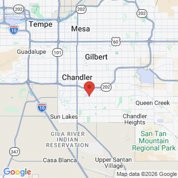 Map to Martin Dental- Airpark  office in Chandler, AZ