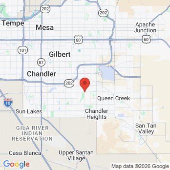 Map to Kidtastic Gilbert office in Gilbert, AZ