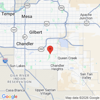 Map to Smile Crafters office in Gilbert, AZ