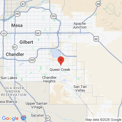 Map to  office in Queen Creek, AZ