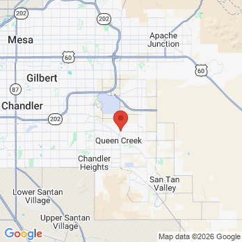 Map to Dental Care at Tumbleweed Pass office in Queen Creek, AZ