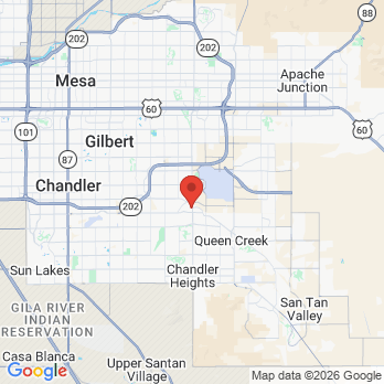Map to Sonoma Oral & Facial Surgery office in Gilbert, AZ