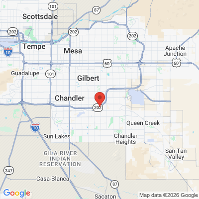 Map to  office in Gilbert, AZ