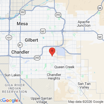 Map to Dentistry at power ranch office in Gilbert, AZ