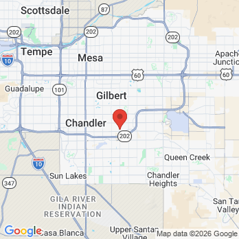 Map to Mortenson Orthodontics\Arizona Pediatric Dental Care office in Gilbert, AZ