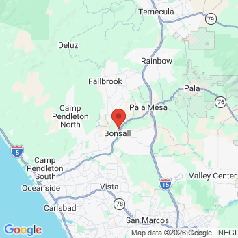 Map to Randy Carlson DMD, Alexander Stanton DDS, and Christina Roberts DDS office in Bonsall, CA