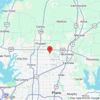 Map to  office in Mc Kinney, TX