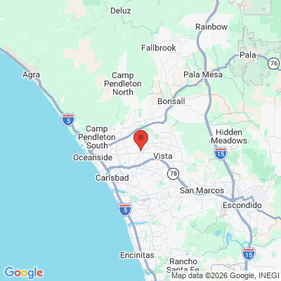 Map to  office in Oceanside, CA