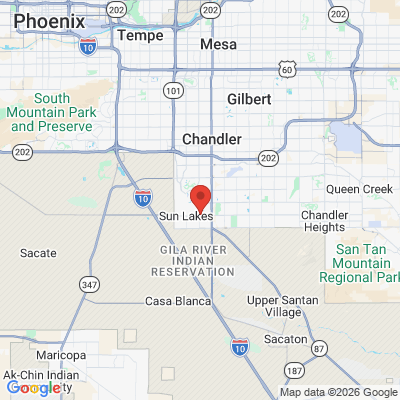 Map to NATURAL SMILES DENTISTRY office in CHANDLER, AZ