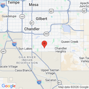 Map to Lamborn PLC office in Chandler, AZ