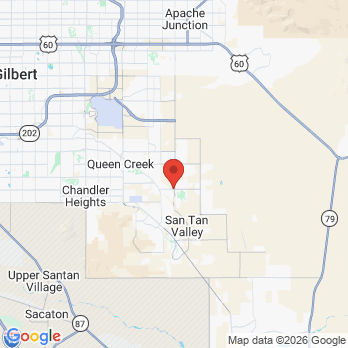 Map to Dentists of Queen Creek office in Queen Creek, AZ