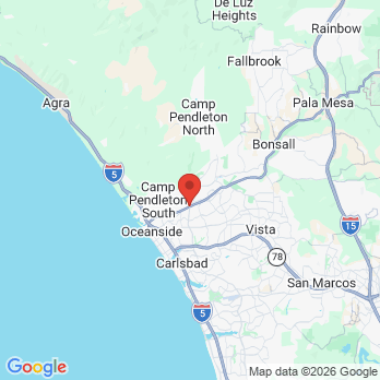 Map to Oceanside Family Dental Care office in Oceanside, CA