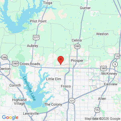 Map to  office in Prosper, TX