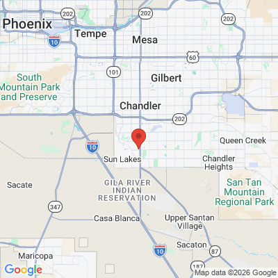 Map to  office in Chandler, AZ