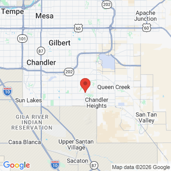 Map to Primary office in Gilbert, AZ