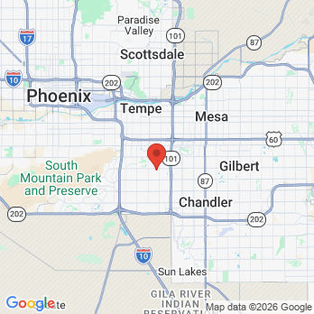 Map to A & N Sunvalley Dental Center INC. office in Tempe, AZ