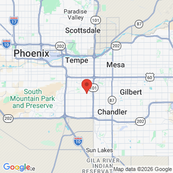 Map to Tempe Smiles Family Dental Care office in Tempe, AZ