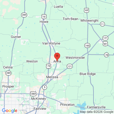 Map to  office in Anna, TX