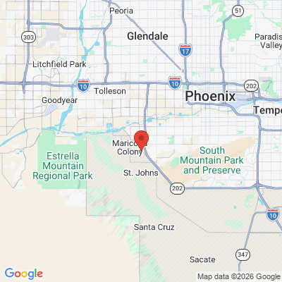 Map to  office in Laveen, AZ