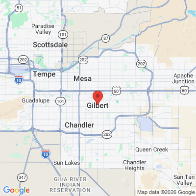 Map to  office in Gilbert, AZ