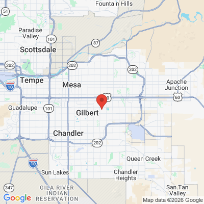 Map to  office in Gilbert, AZ