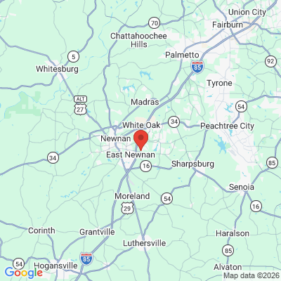 Map to  office in Newnan, GA